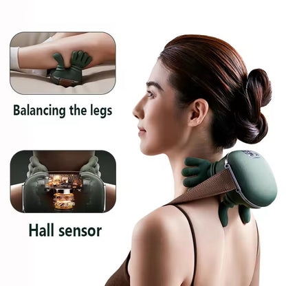 Buy Electric Neck and Shoulder Massager for Deep Kneading Relief global swanky 3