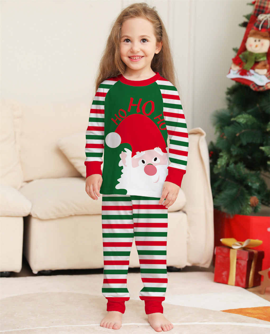 Buy Family Matching Christmas Pajamas Red Stripe Holiday Jammies global swanky 2