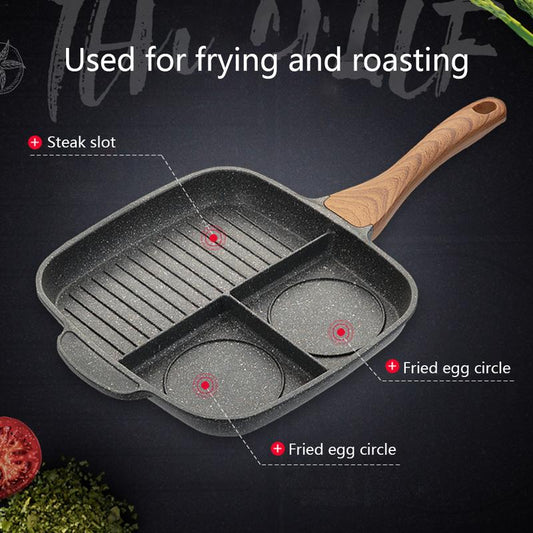 Buy First Multifunctional Frying Pan for Omelette & Steak global swanky 3