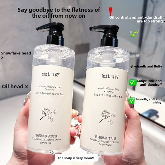 Buy Foam Lotus White Tea Scented Hair and Body Care Set global swanky 1