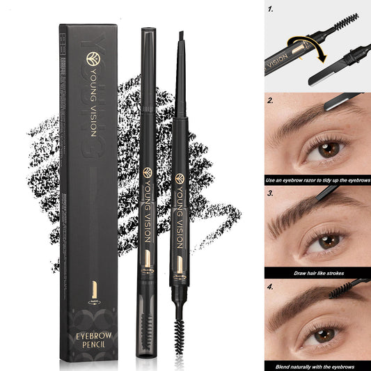 Buy Fog Sense 3-in-1 Eyebrow Pencil - Waterproof & Smear-Proof global swanky 1