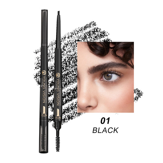 Buy Fog Sense 3-in-1 Eyebrow Pencil - Waterproof & Smear-Proof global swanky 3