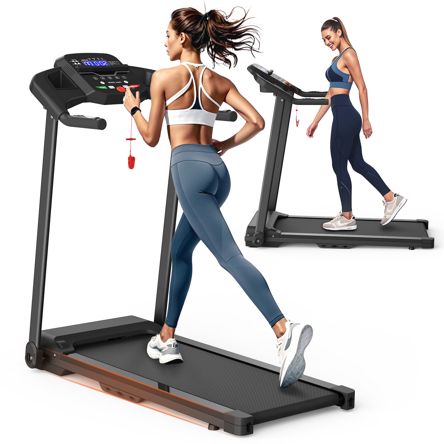 Buy Foldable 2.5HP Electric Treadmill for Home Gym Walking Use global swanky 1