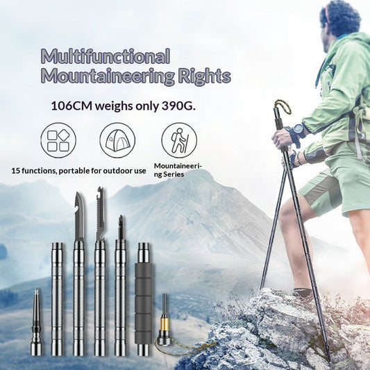 Buy Foldable Multifunctional Trekking Hiking & Mountaineering Poles global swanky 1