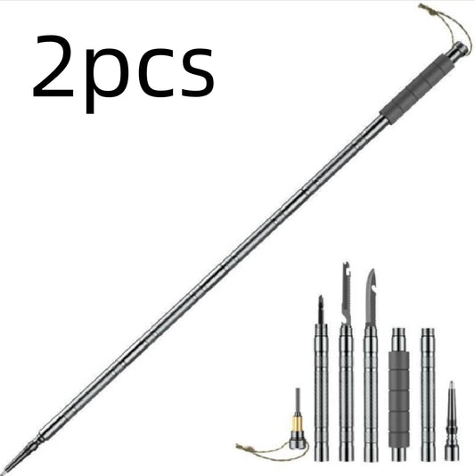 Buy Folding Multifunction Trekking Poles Outdoor Hiking Use Gear global swanky 2