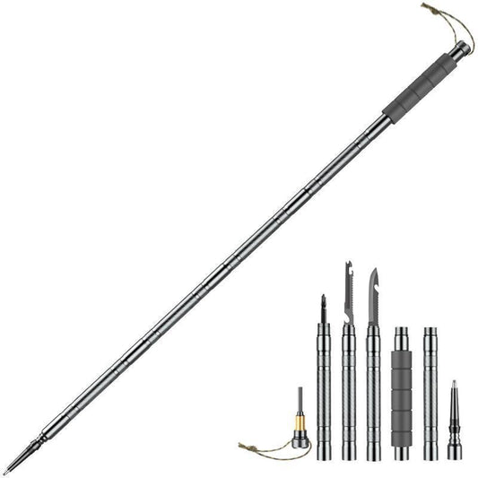Buy Folding Multifunction Trekking Poles Outdoor Hiking Use Gear global swanky 3