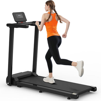 Buy Folding Treadmill with Handles 2.5HP LED Display Home global swanky 2