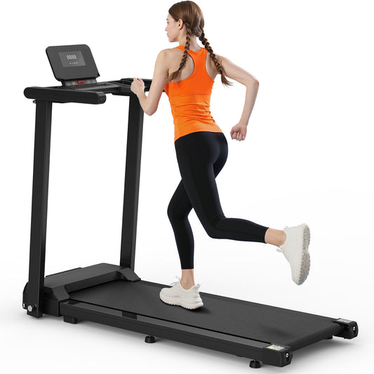Buy Folding Treadmill with Handles 2.5HP LED Display Home global swanky 2