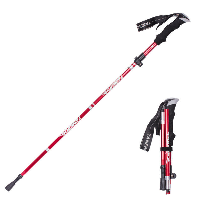 Buy Folding Ultralight Hiking Walking Stick for Outdoor Travel global swanky 1