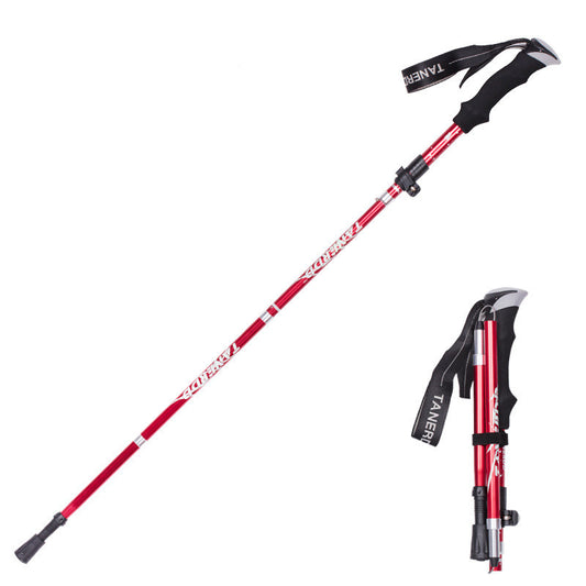 Buy Folding Ultralight Hiking Walking Stick for Outdoor Travel global swanky 1