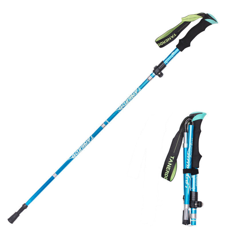 Buy Folding Ultralight Hiking Walking Stick for Outdoor Travel global swanky 2