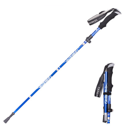 Buy Folding Ultralight Hiking Walking Stick for Outdoor Travel global swanky 3