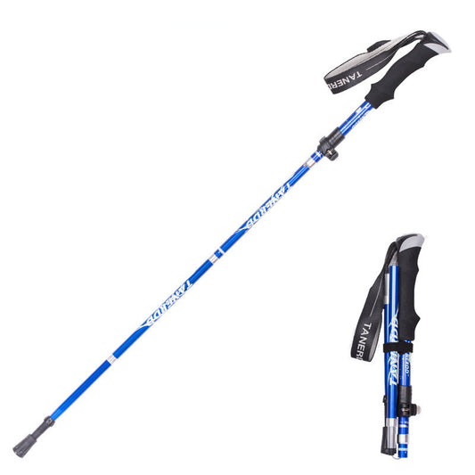 Buy Folding Ultralight Hiking Walking Stick for Outdoor Travel global swanky 3
