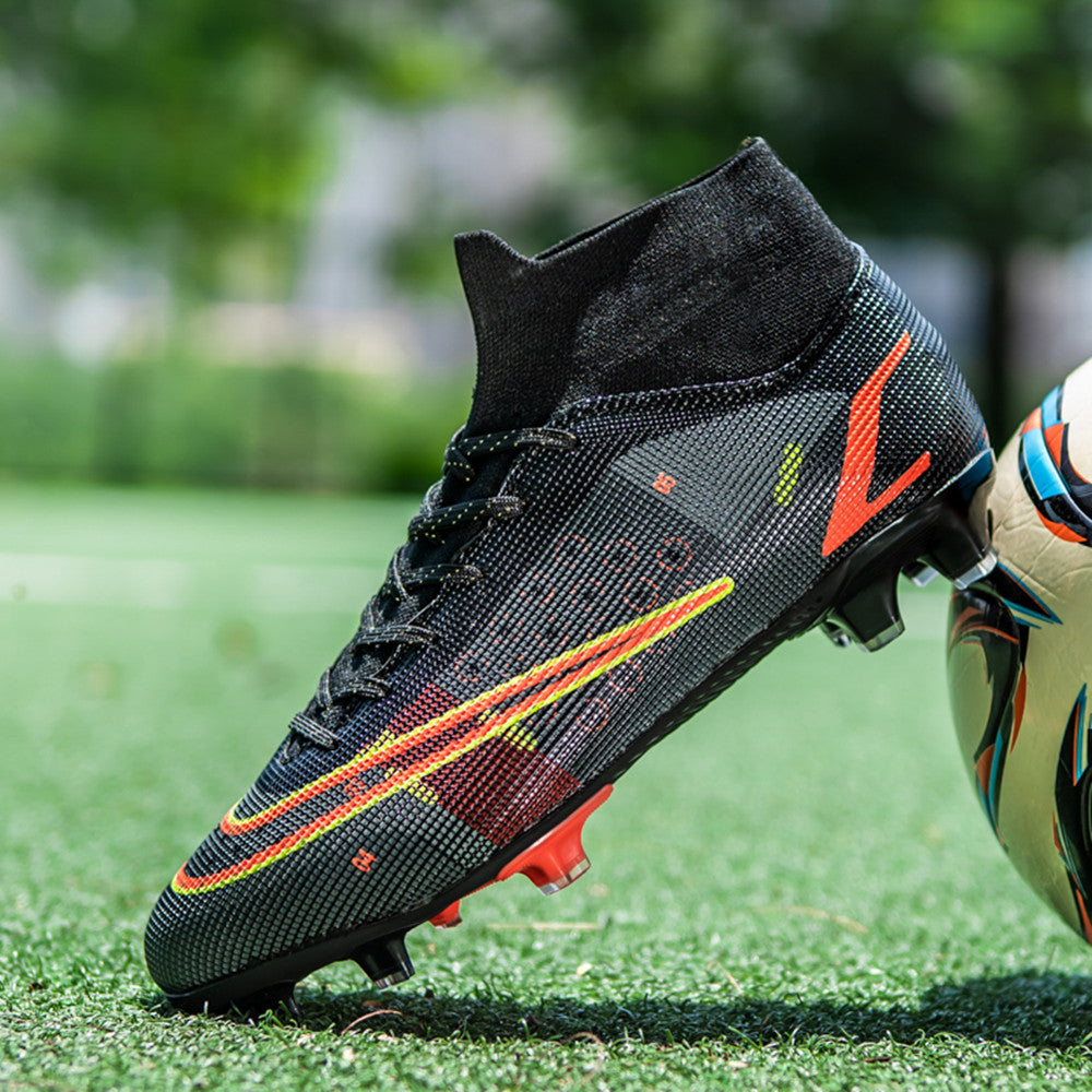 Buy Football Boots Men's High Top AG Spike Turf Shoes for Play
Global swanky 1
