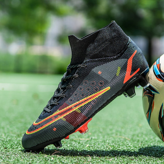 Buy Football Boots Men's High Top AG Spike Turf Shoes for Play
Global swanky 1