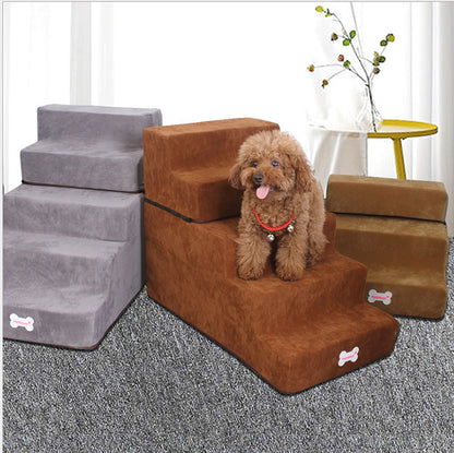 Buy For Pet Bed Stairs for Cats and Dogs Safe Climbing Steps. global swanky 1