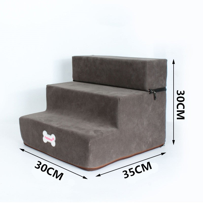 Buy For Pet Bed Stairs for Cats and Dogs Safe Climbing Steps. global swanky 3