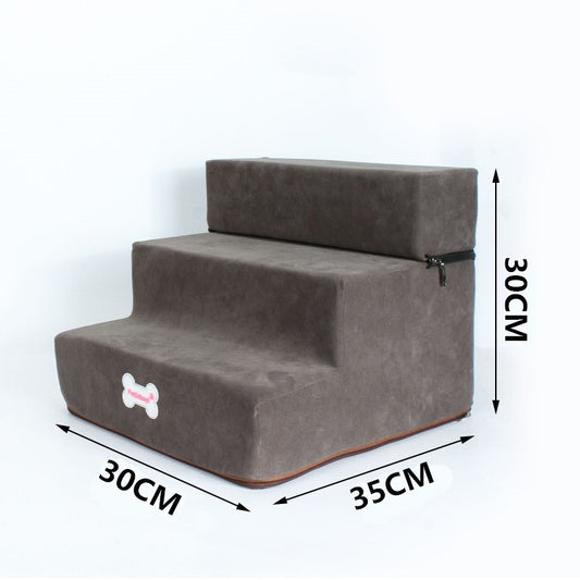 Buy For Pet Bed Stairs for Cats and Dogs Safe Climbing Steps. global swanky 3