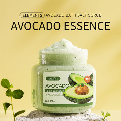 Buy Fruit Bath Salt Scrub Cream Natural Exfoliating Body Care global swanky 1