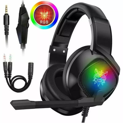 Buy Gaming Headset PS4 Xbox One Over-Ear Headphones Noise Cancel global swanky 1