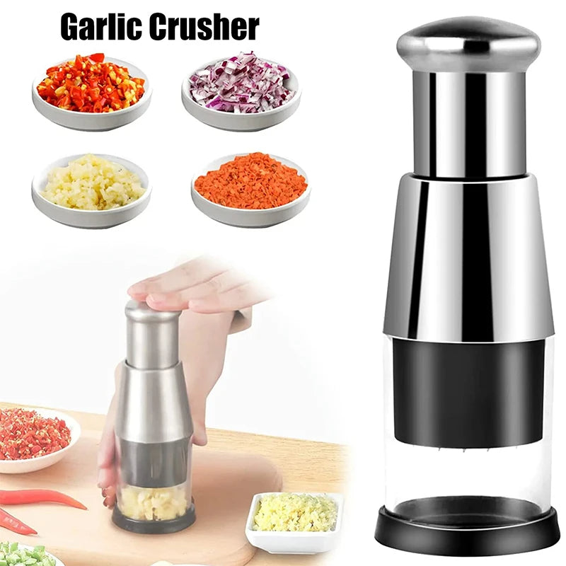 Buy Garlic Crusher Onion Chopper Manual Vegetable Press Tool Pro global swanky 1