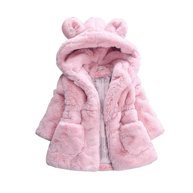 Buy Girls Fur Coat – Stylish Autumn & Winter Warm Fashion Outerwear global swanky 3
