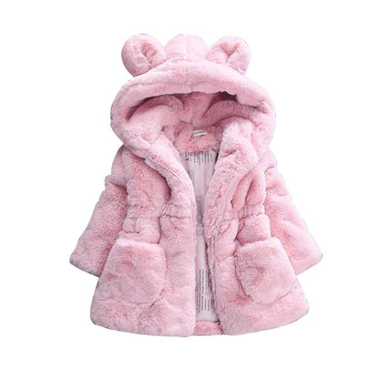 Buy Girls Fur Coat – Stylish Autumn & Winter Warm Fashion Outerwear global swanky 3