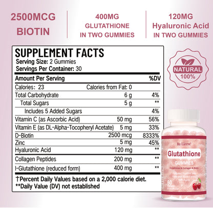 Buy Glutathione Collagen Gummies Cherry Flavor for Healthy Skin global swanky 3
