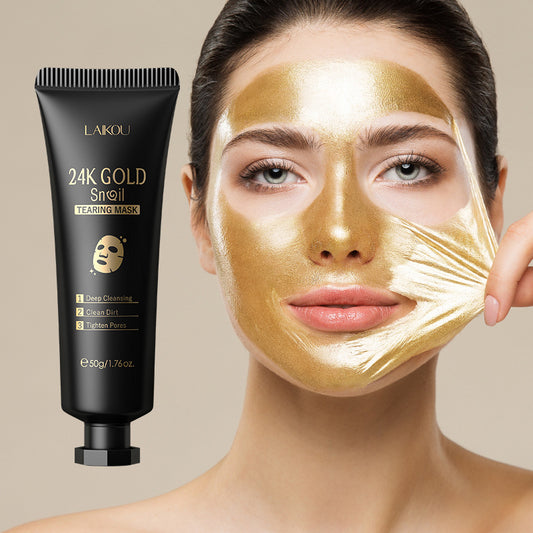 Buy Gold Foil Snail Tear-Off Mask for Deep Hydrating Skin Care global swanky 1