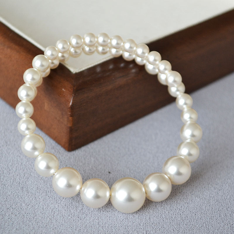 Buy Gradient-Size Pearl Bracelet for Ladies – Luxury Jewelry globalswanky 03
