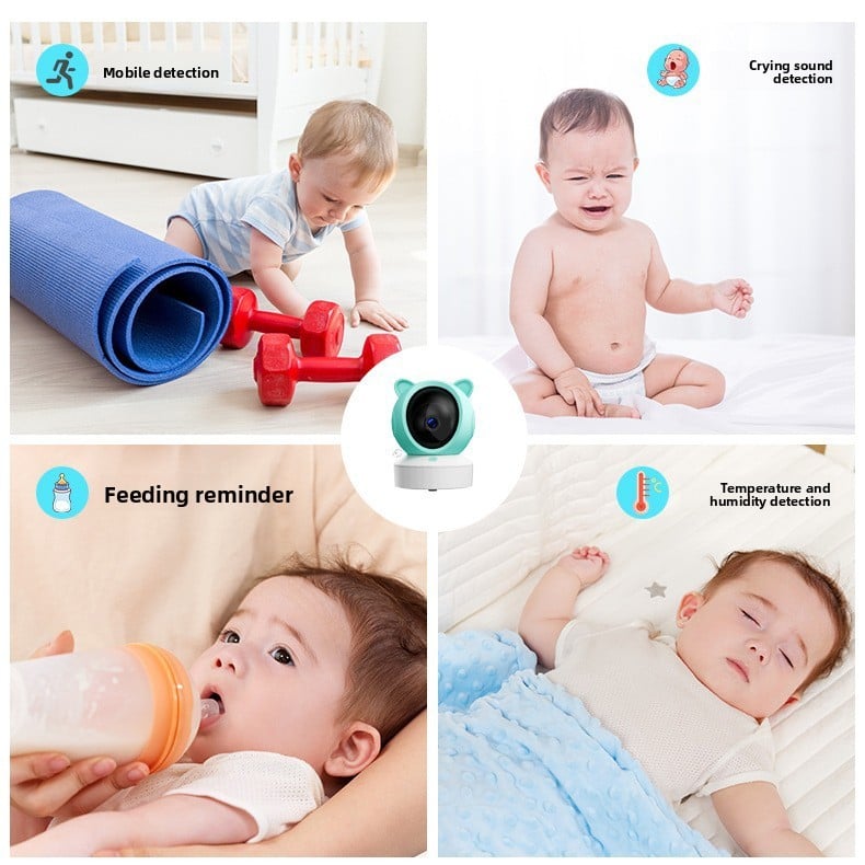 Buy Graffiti WiFi Video Baby Monitor with Screen and Cry Alarm global swanky 2