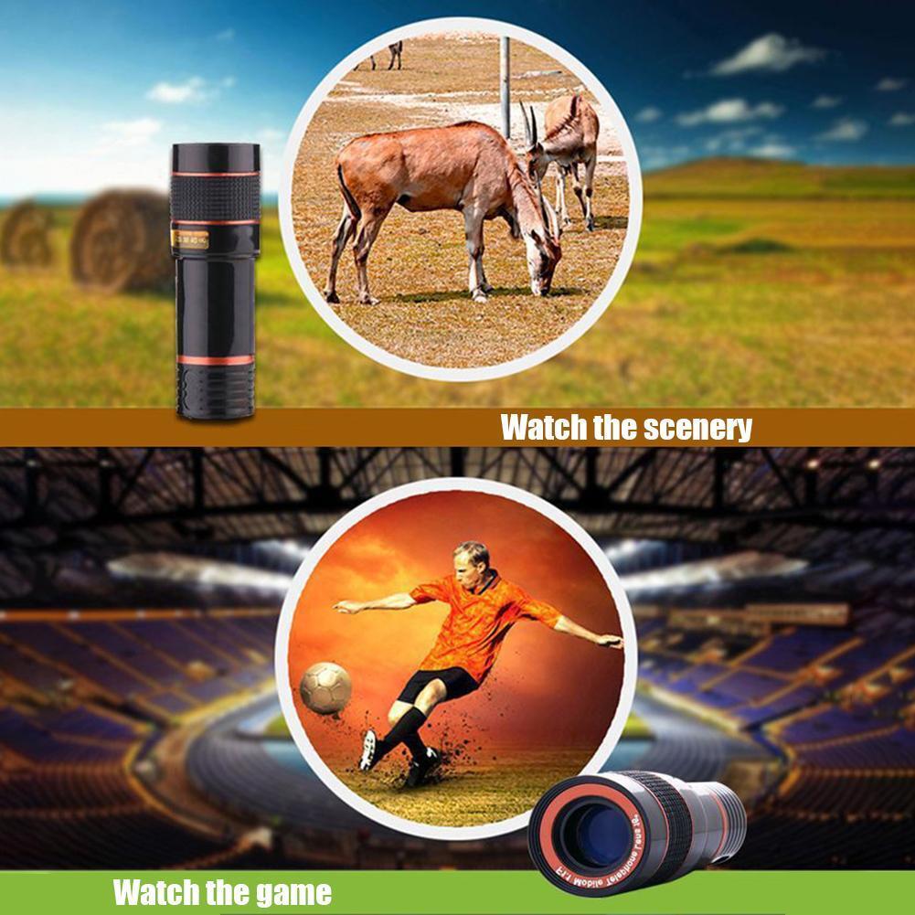 Buy HD 8X Clip-On Optical Zoom Telescope Camera Lens for Mobile globalswanky 02
