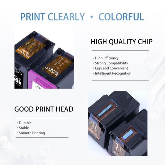 Buy HP 301XL Ink Cartridge Compatible Set for HP DeskJet Printers global swanky 3