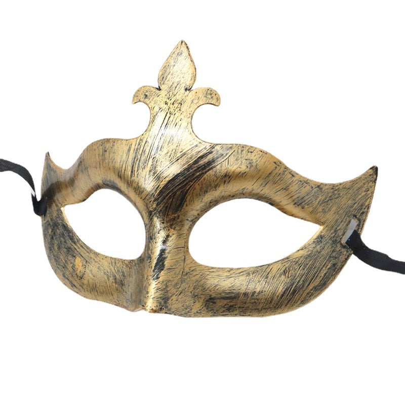 Buy Halloween Ball Party Vintage Prince Flat Head Costume Mask global swanky 2