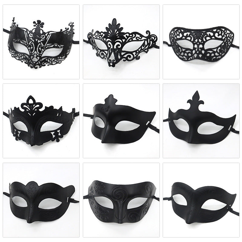 Buy Halloween Ball Party Vintage Prince Flat Head Costume Mask global swanky 3