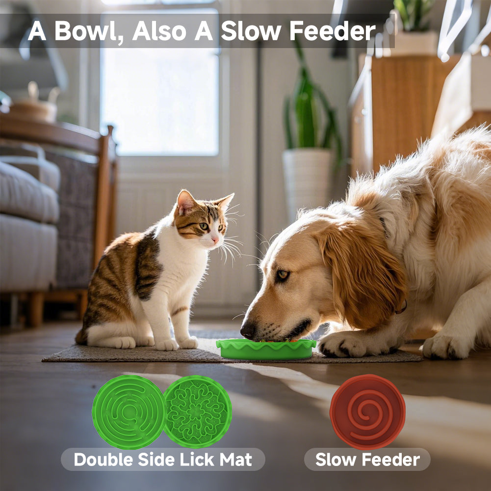 Buy Hamburger Style Pet Cat & Dog Bowl – Multi-layer Five-in-one global swanky 3