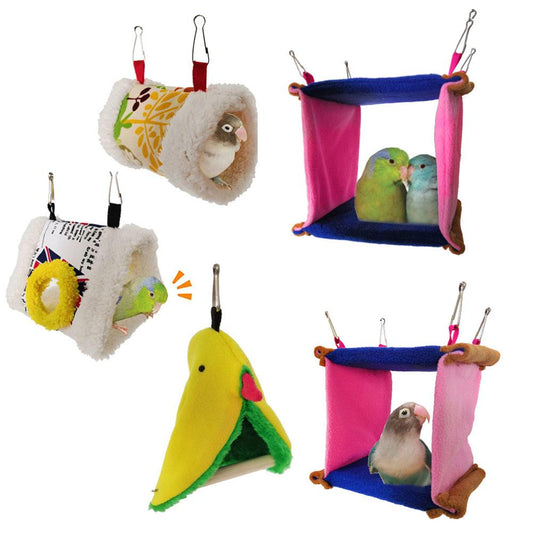 Buy Hammock Bird Nest for Parrots & Small Birds Cozy Rest Bed globalswanky 01