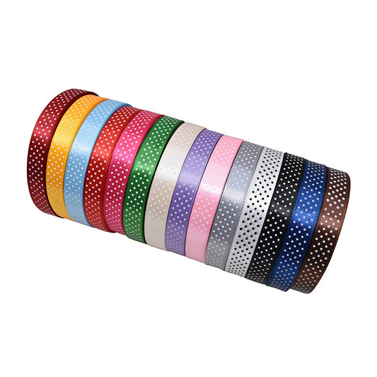 Buy Handmade Bow Polka Dot Ribbon for Stylish Gift Packaging globalswanky 02