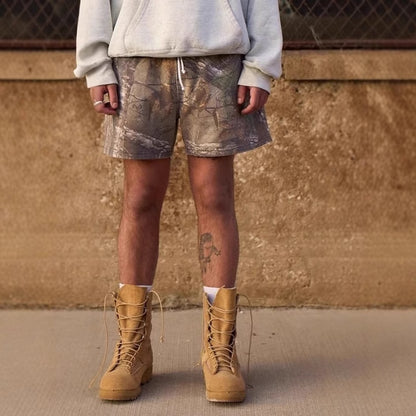 Buy Harajuku Tree Branch Camo Casual Shorts for Streetwear. global swanky 1