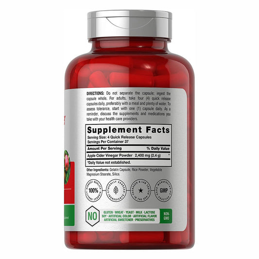 Buy Health Vinegar Capsules for Digestion, Immunity & Wellness global swanky 2