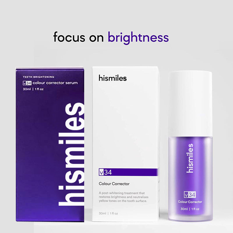 Buy Hismiles V34 Purple Mint Toothpaste for Bright Teeth global swanky 1
