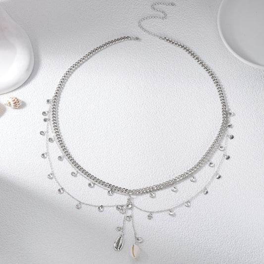 Buy Hot Girl Party Body Chains Fashion Shell Scallop Pendant global swanky 2