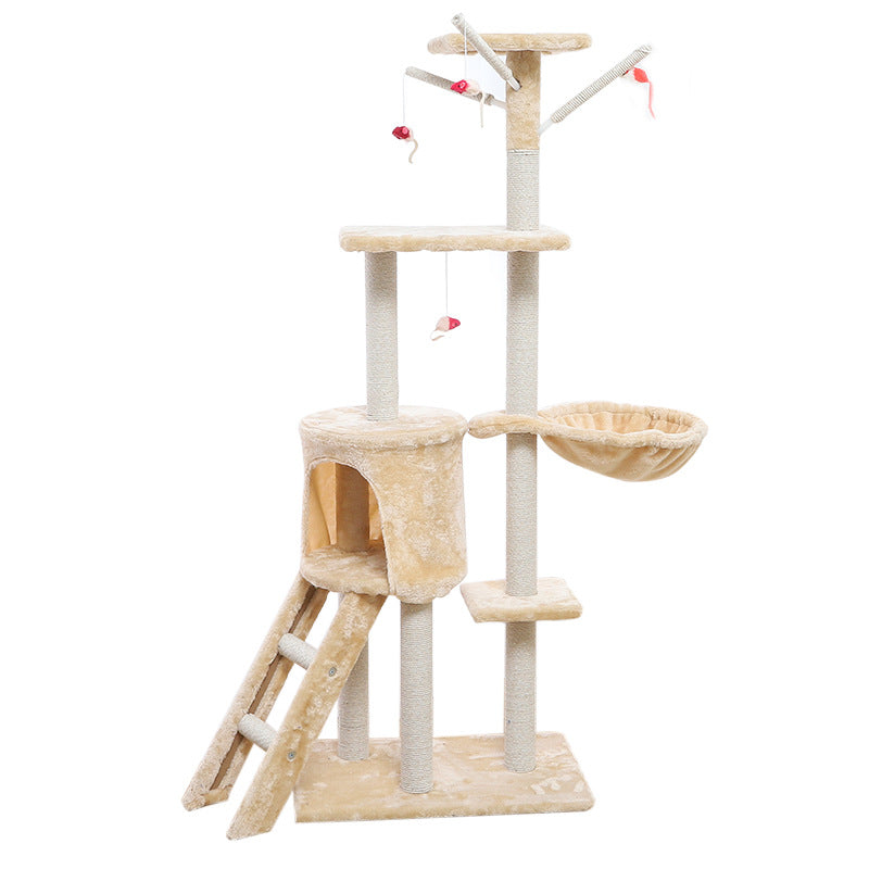 Buy Indoor Cat Climber and Cat House for Play Rest and Exercise global swanky 2