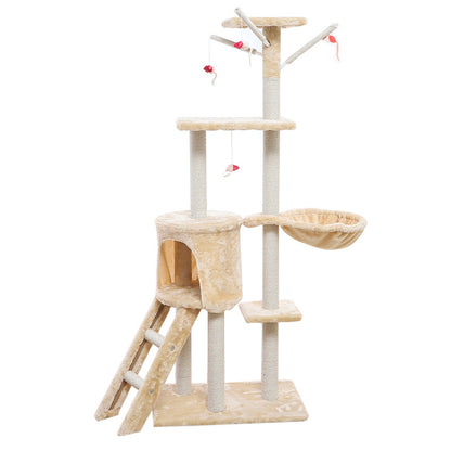 Buy Indoor Cat Climber and Cat House for Play Rest and Exercise global swanky 2