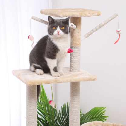 Buy Indoor Cat Climber and Cat House for Play Rest and Exercise global swanky 3
