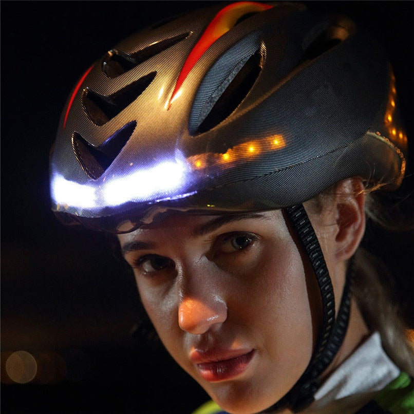 Buy Intelligent Steering Helmet LED Bicycle Equipment for Safety globalswanky 01