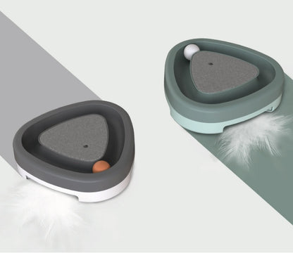 Buy Interactive Smart Electric Cat Toy With Scratcher & Turntable global Swanky 2