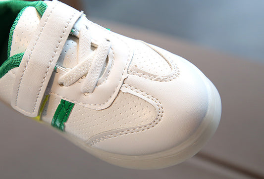 Buy Kimmy White LED Sneakers – Stylish Light-Up Shoes for Kids global swanky 3