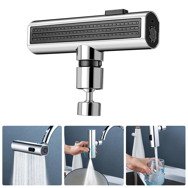 Buy Kitchen Faucet Waterfall Outlet Rotating Bubbler Nozzle global swanky 1