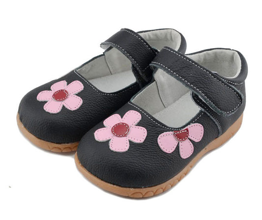 Buy Korean Princess Shoes Leather Cowhide Children’s Baby Shoes global swanky 1